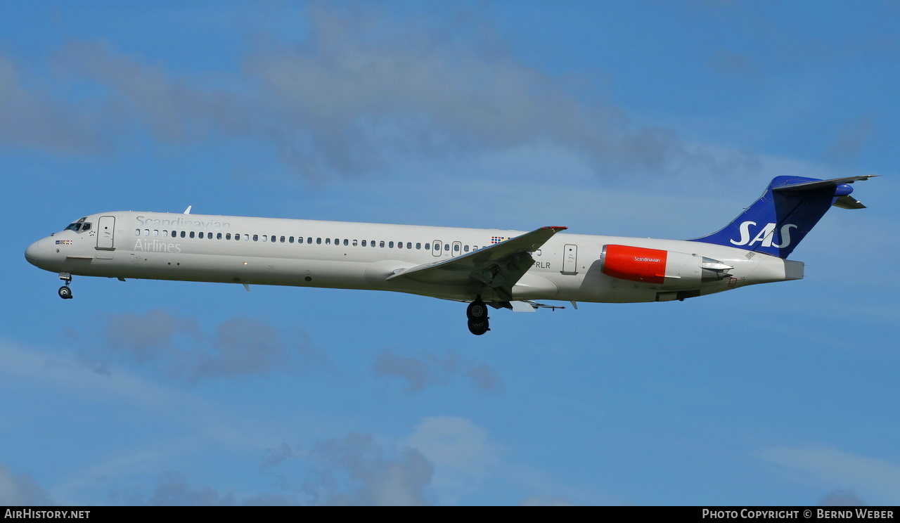 Aircraft Photo of LN-RLR | McDonnell Douglas MD-82 (DC-9-82) | Scandinavian Airlines - SAS | AirHistory.net #323972
