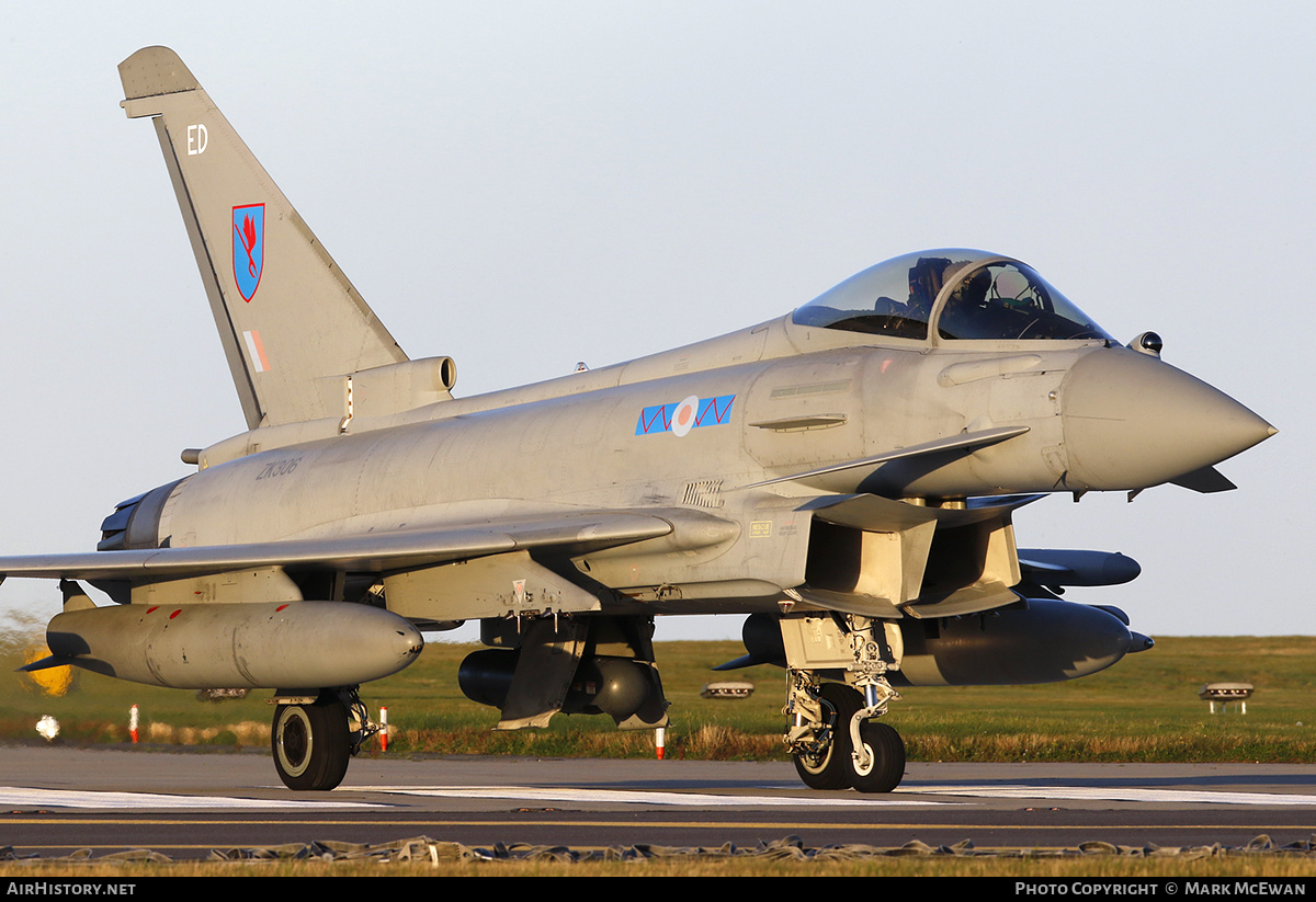 Aircraft Photo of ZK306 | Eurofighter EF-2000 Typhoon FGR4 | UK - Air Force | AirHistory.net #323995