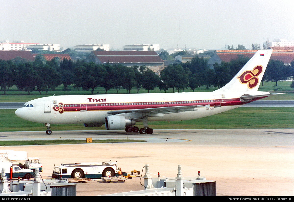 Aircraft Photo of HS-TAS | Airbus A300B4-622R | Thai Airways International | AirHistory.net #324020