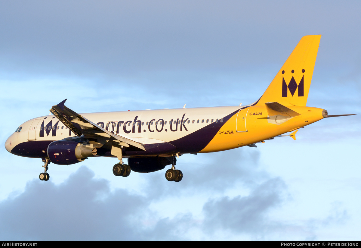 Aircraft Photo of G-OZBW | Airbus A320-214 | Monarch Airlines | AirHistory.net #324041