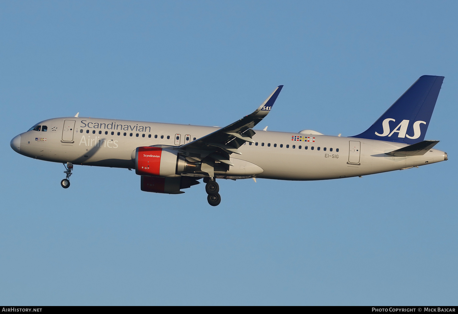 Aircraft Photo of EI-SIG | Airbus A320-251N | Scandinavian Airlines - SAS | AirHistory.net #324045