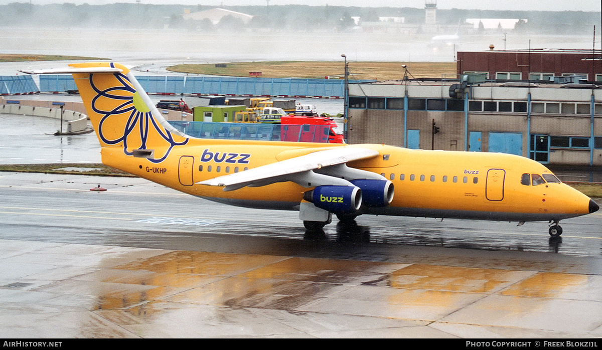 Aircraft Photo of G-UKHP | British Aerospace BAe-146-300 | Buzz | AirHistory.net #324075