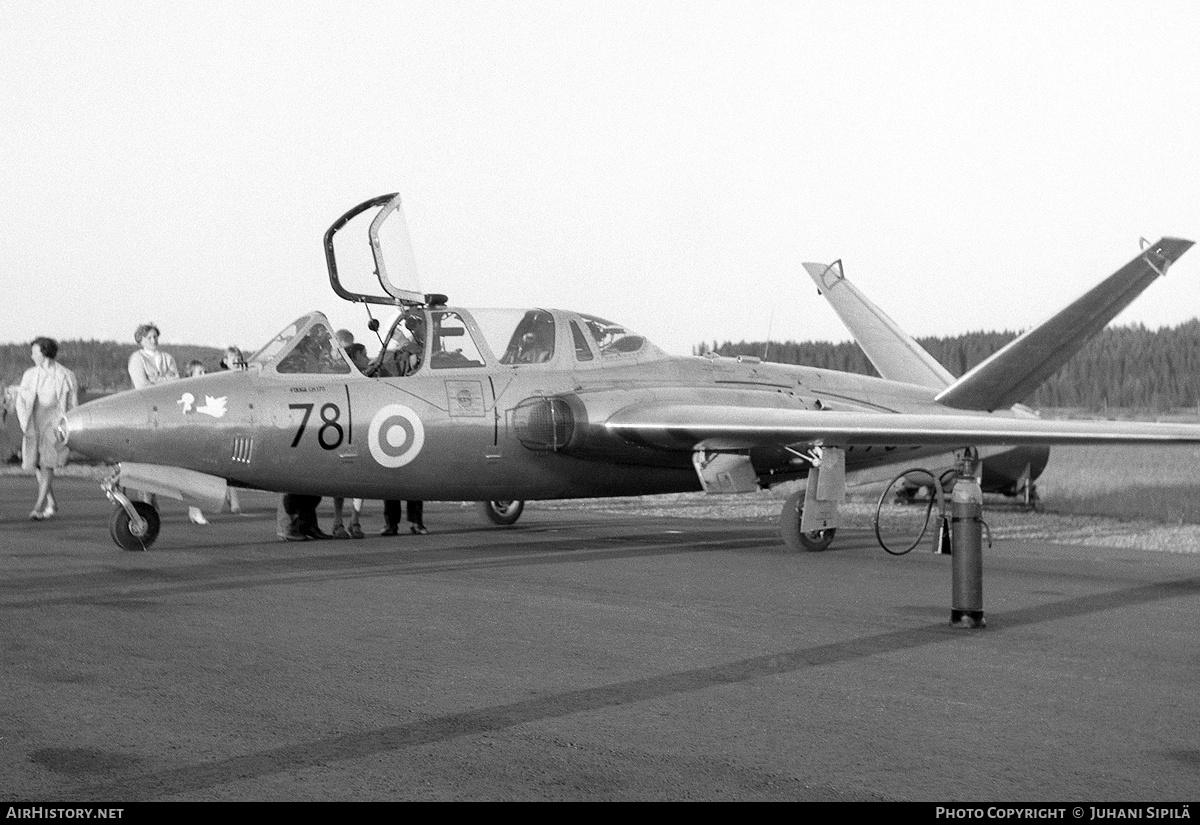 Aircraft Photo of FM-78 | Fouga CM-170R Magister | Finland - Air Force | AirHistory.net #324103