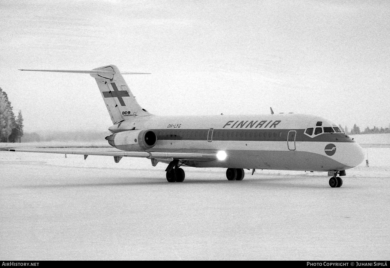 Aircraft Photo of OH-LYG | Douglas DC-9-14 | Finnair | AirHistory.net #324105