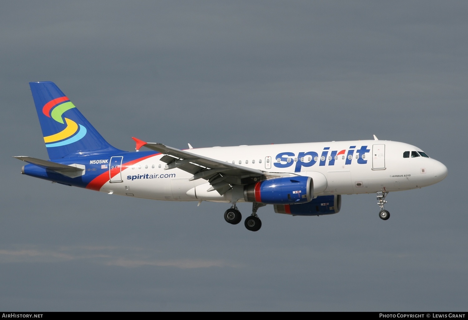 Aircraft Photo of N505NK | Airbus A319-132 | Spirit Airlines | AirHistory.net #324119