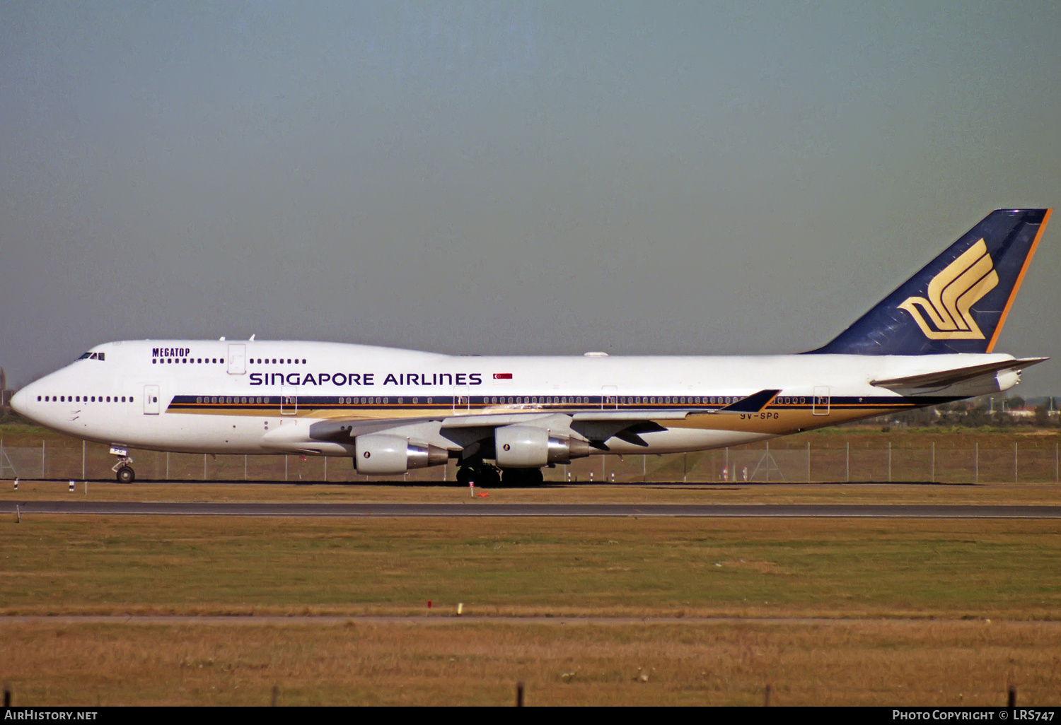 Aircraft Photo of 9V-SPG | Boeing 747-412 | Singapore Airlines | AirHistory.net #324120