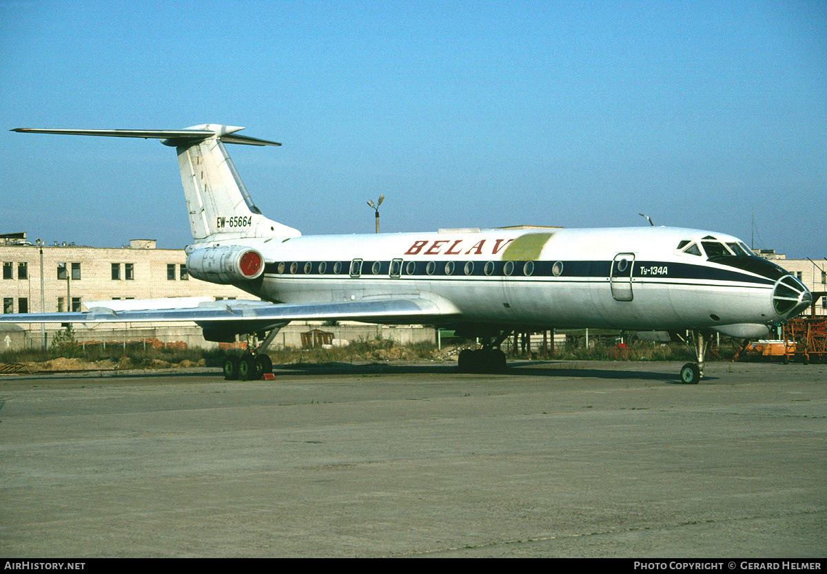 Aircraft Photo of EW-65664 | Tupolev Tu-134A | Belavia | AirHistory.net #324124