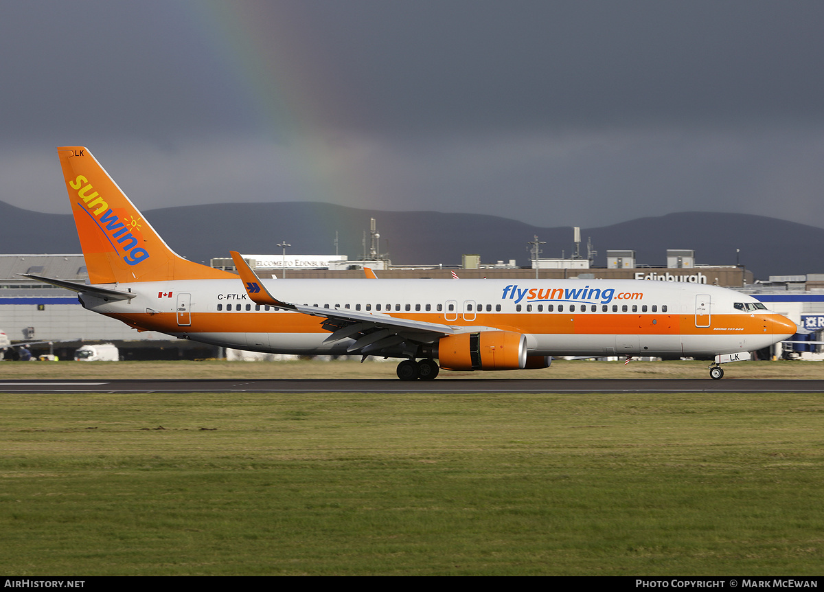 Aircraft Photo of C-FTLK | Boeing 737-8K5 | Sunwing Airlines | AirHistory.net #324139