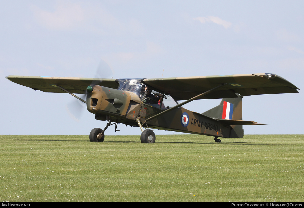 Aircraft Photo of G-BDFH / XR240 | Auster Auster AOP9 | UK - Army | AirHistory.net #324141