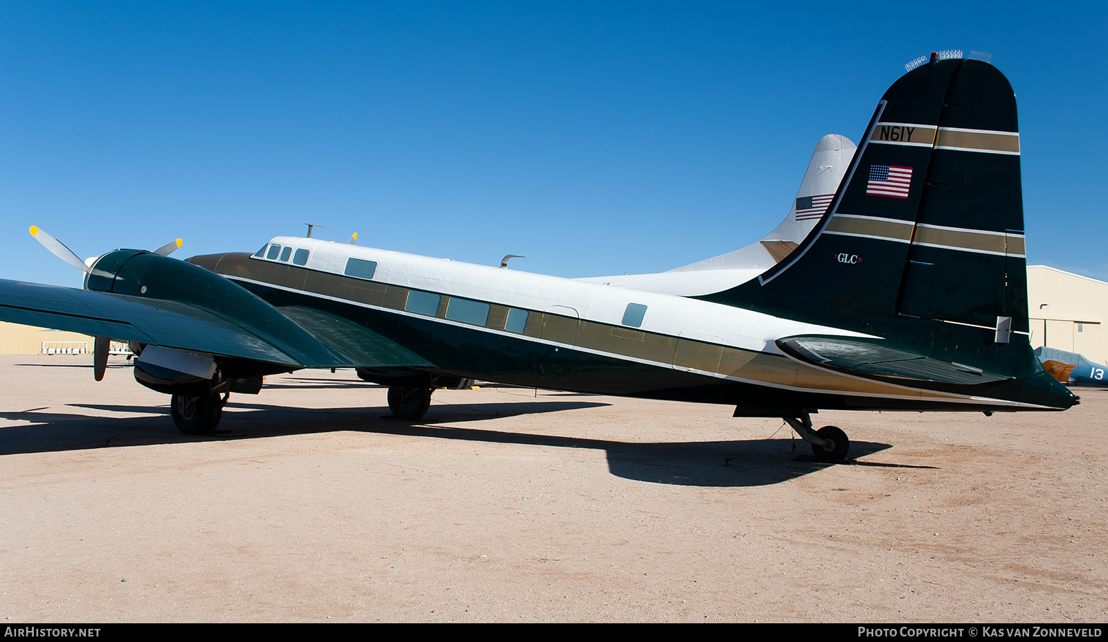 Aircraft Photo of N61Y | Douglas B-23 Dragon | GLC - Great Lakes Carbon Corp. | AirHistory.net #324173
