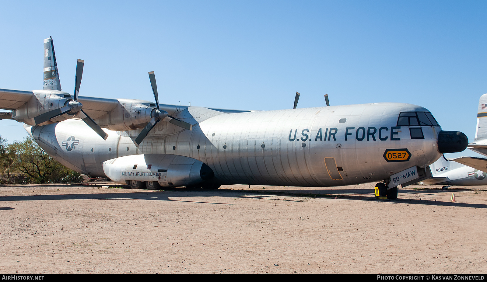 Aircraft Photo of 59-0527 / 0-90527 | Douglas C-133B Cargomaster | USA - Air Force | AirHistory.net #324176