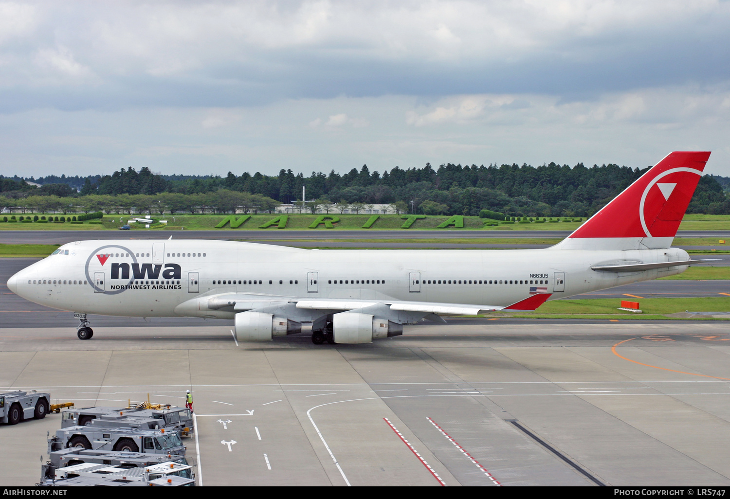 Aircraft Photo of N663US | Boeing 747-451 | Northwest Airlines | AirHistory.net #324215