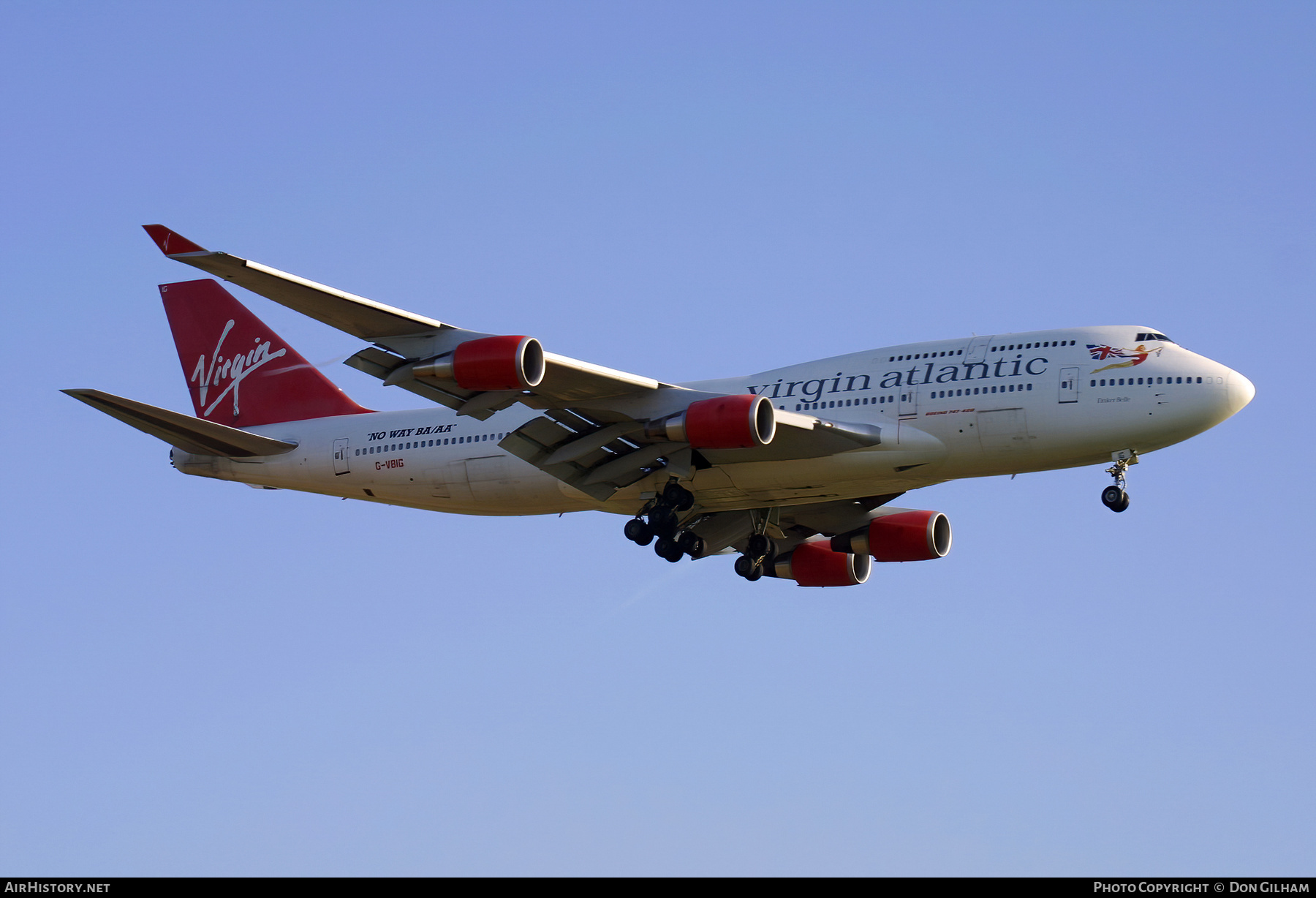 Aircraft Photo of G-VBIG | Boeing 747-4Q8 | Virgin Atlantic Airways | AirHistory.net #324240