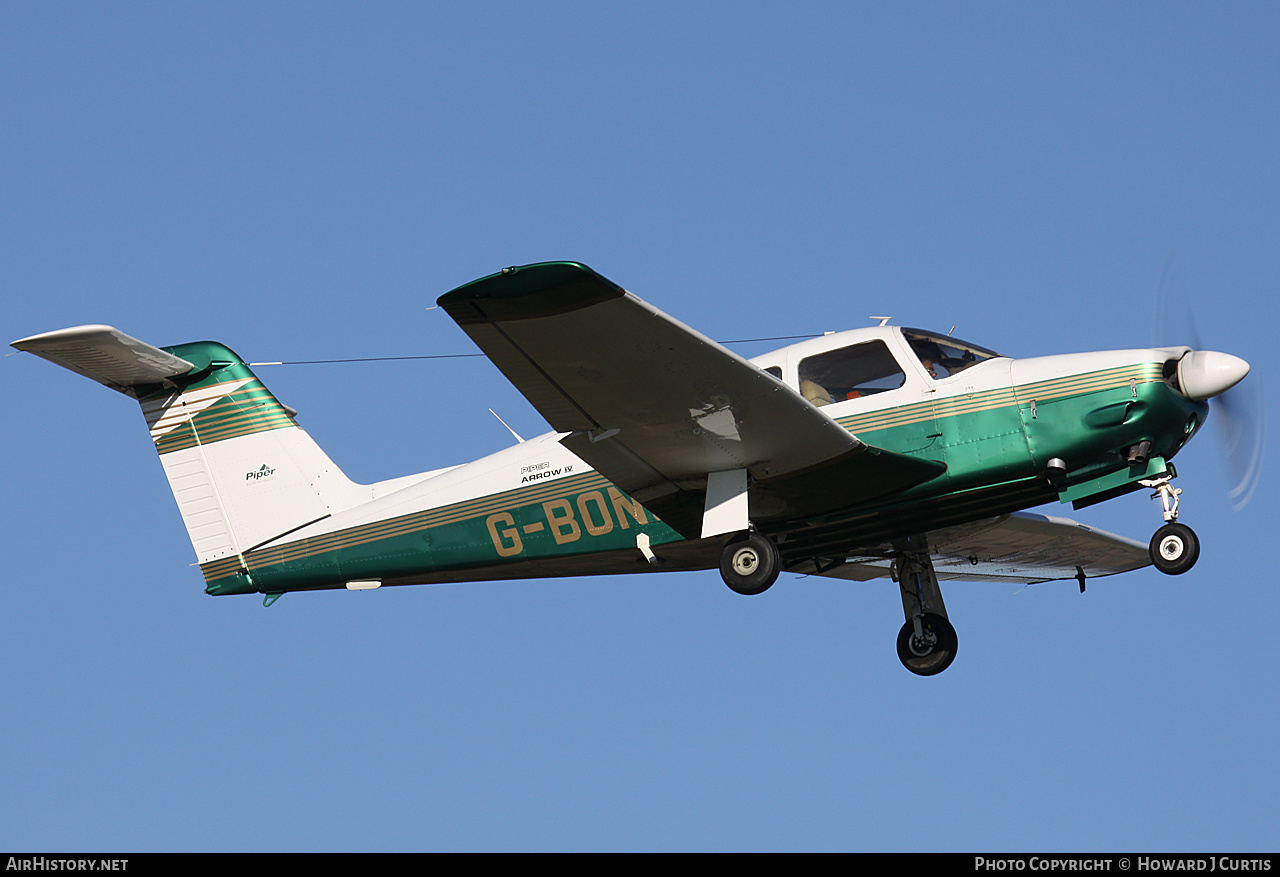 Aircraft Photo of G-BONC | Piper PA-28RT-201 Arrow IV | AirHistory.net #324246