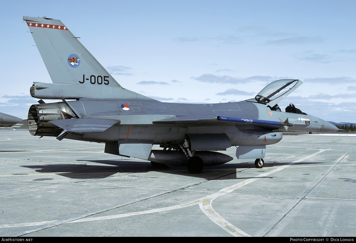 Aircraft Photo of J-005 | General Dynamics F-16A Fighting Falcon | Netherlands - Air Force | AirHistory.net #324277