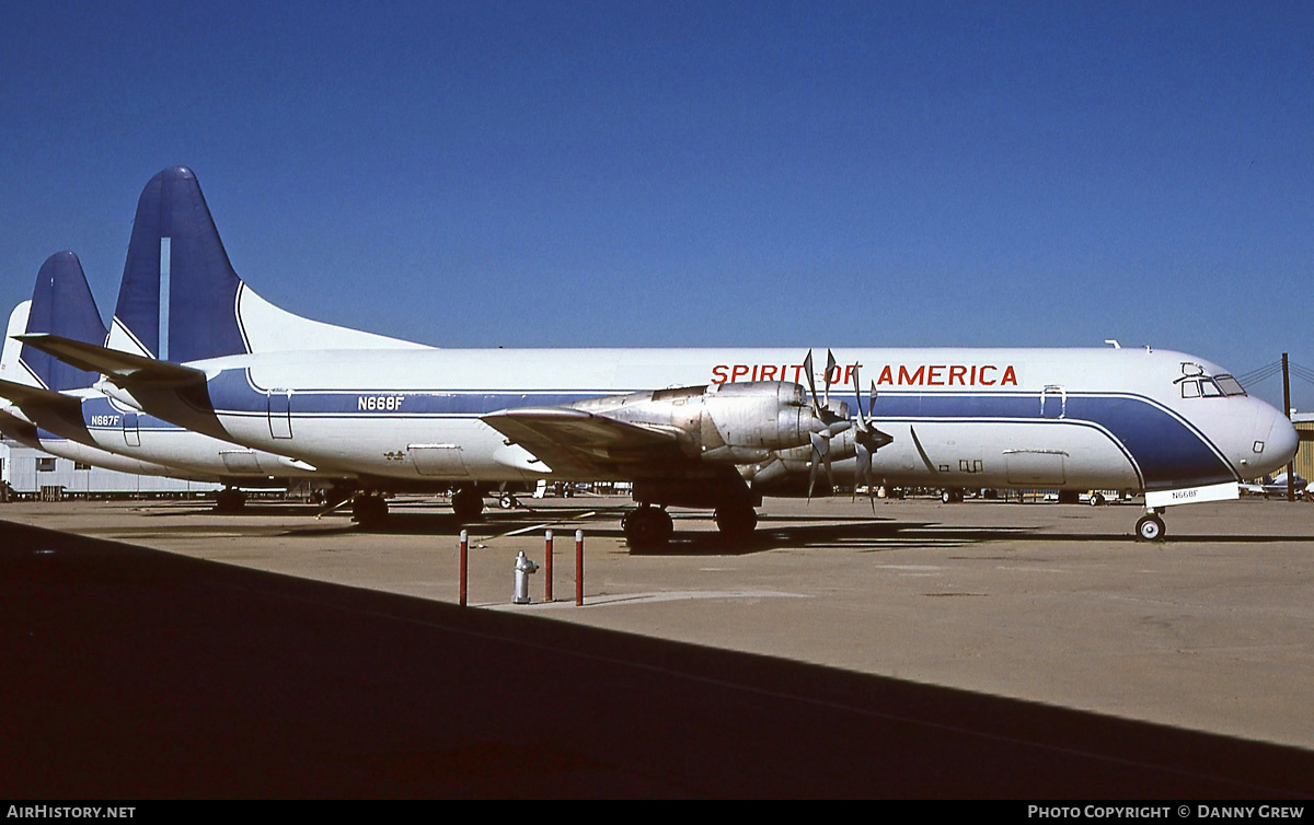 Aircraft Photo of N668F | Lockheed L-188C(F) Electra | Spirit of America | AirHistory.net #324351