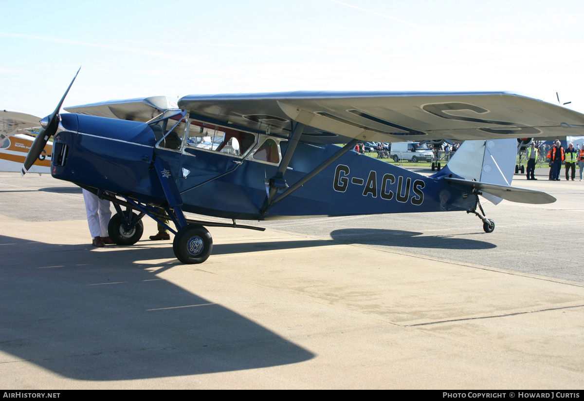 Aircraft Photo of G-ACUS | De Havilland D.H. 85 Leopard Moth | AirHistory.net #324353