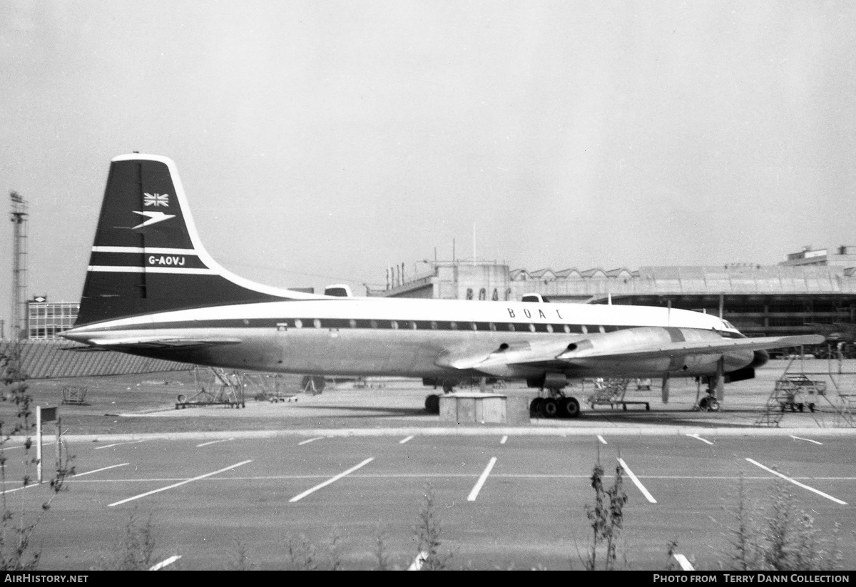 Aircraft Photo of G-AOVJ | Bristol 175 Britannia 312 | BOAC - British Overseas Airways Corporation | AirHistory.net #324359