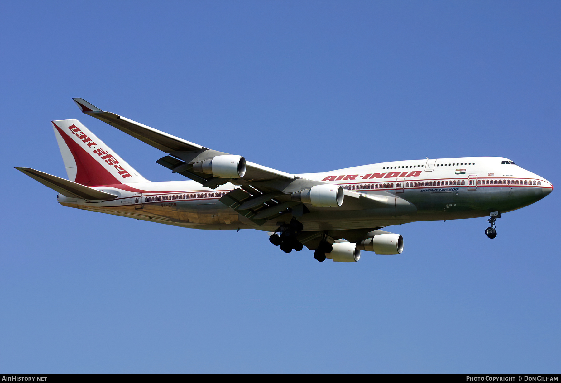 Aircraft Photo of VT-ESM | Boeing 747-437 | Air India | AirHistory.net #324387