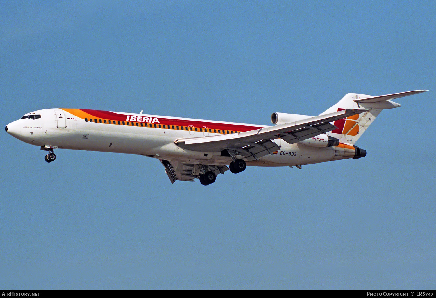 Aircraft Photo of EC-DDZ | Boeing 727-256/Adv | Iberia | AirHistory.net #324403