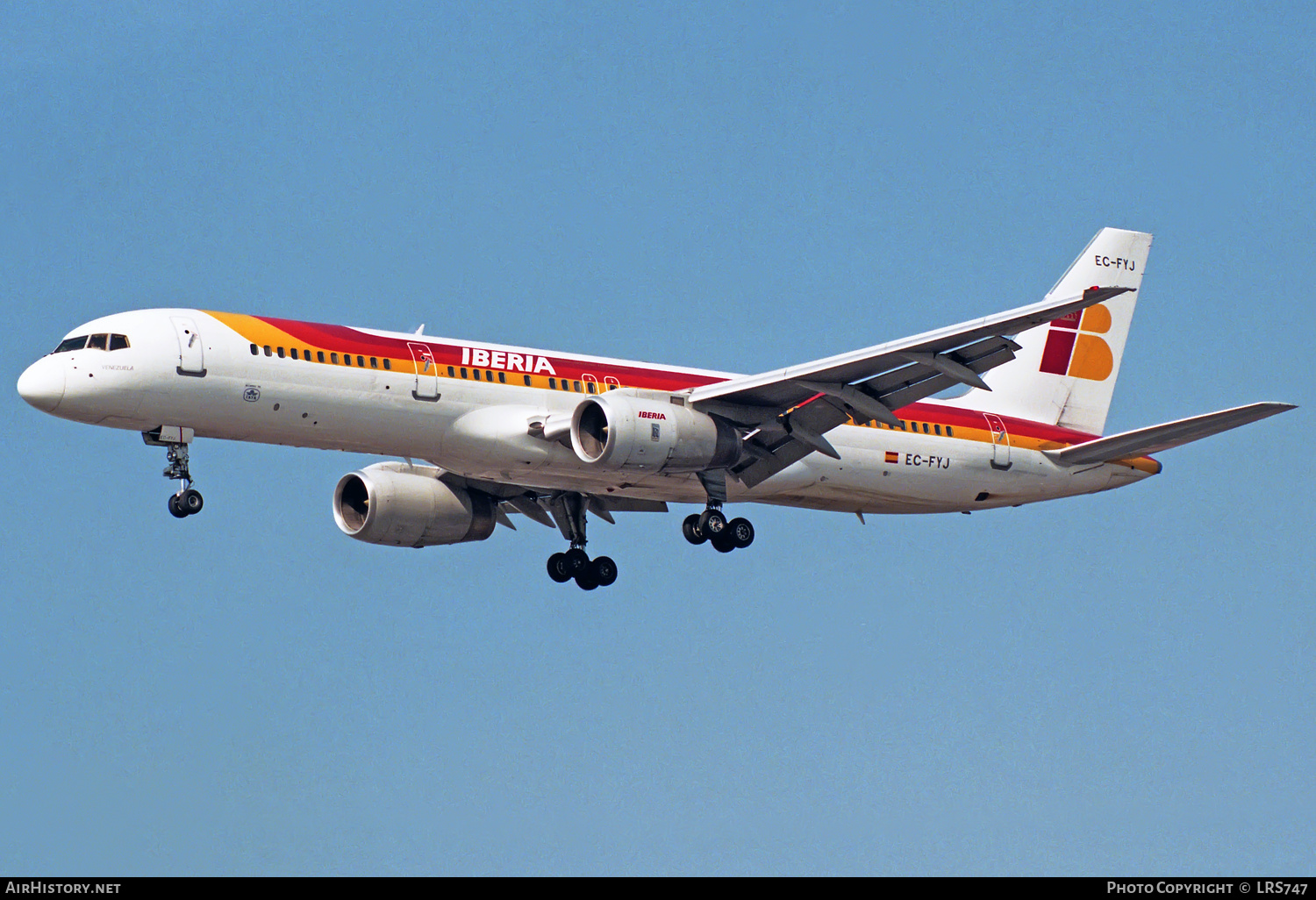 Aircraft Photo of EC-FYJ | Boeing 757-256 | Iberia | AirHistory.net #324425
