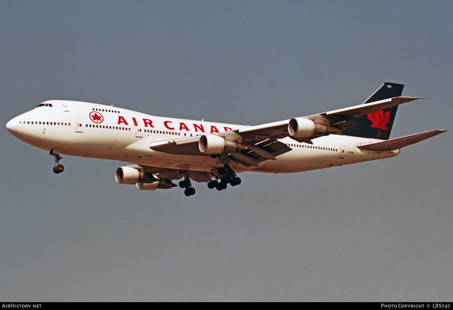 Aircraft Photo of C-FTOE | Boeing 747-133 | Air Canada | AirHistory.net #324435