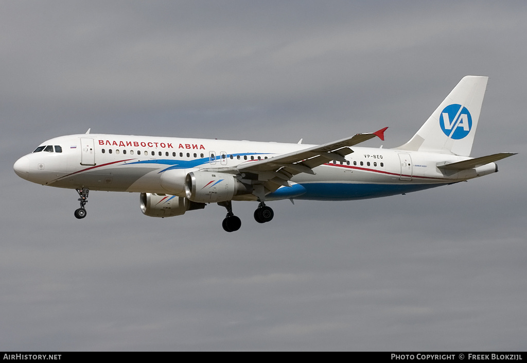 Aircraft Photo of VP-BEQ | Airbus A320-212 | Vladivostok Air | AirHistory.net #324436