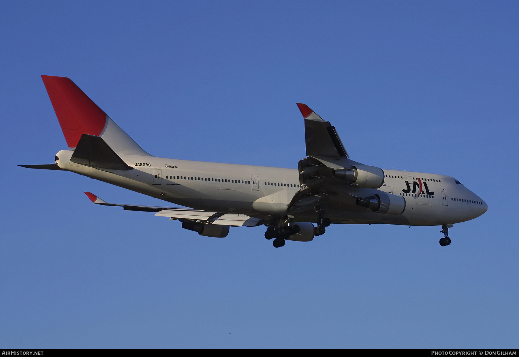 Aircraft Photo of JA8089 | Boeing 747-446 | Japan Airlines - JAL | AirHistory.net #324447