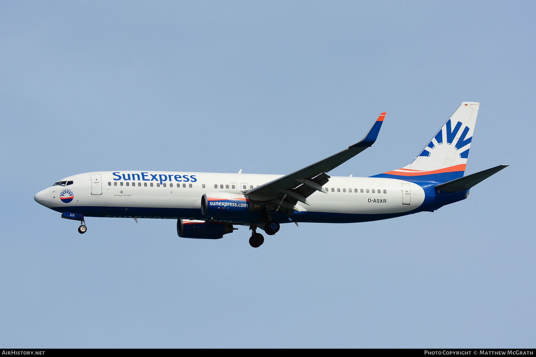 Aircraft Photo of D-ASXR | Boeing 737-86J | SunExpress | AirHistory.net #324467