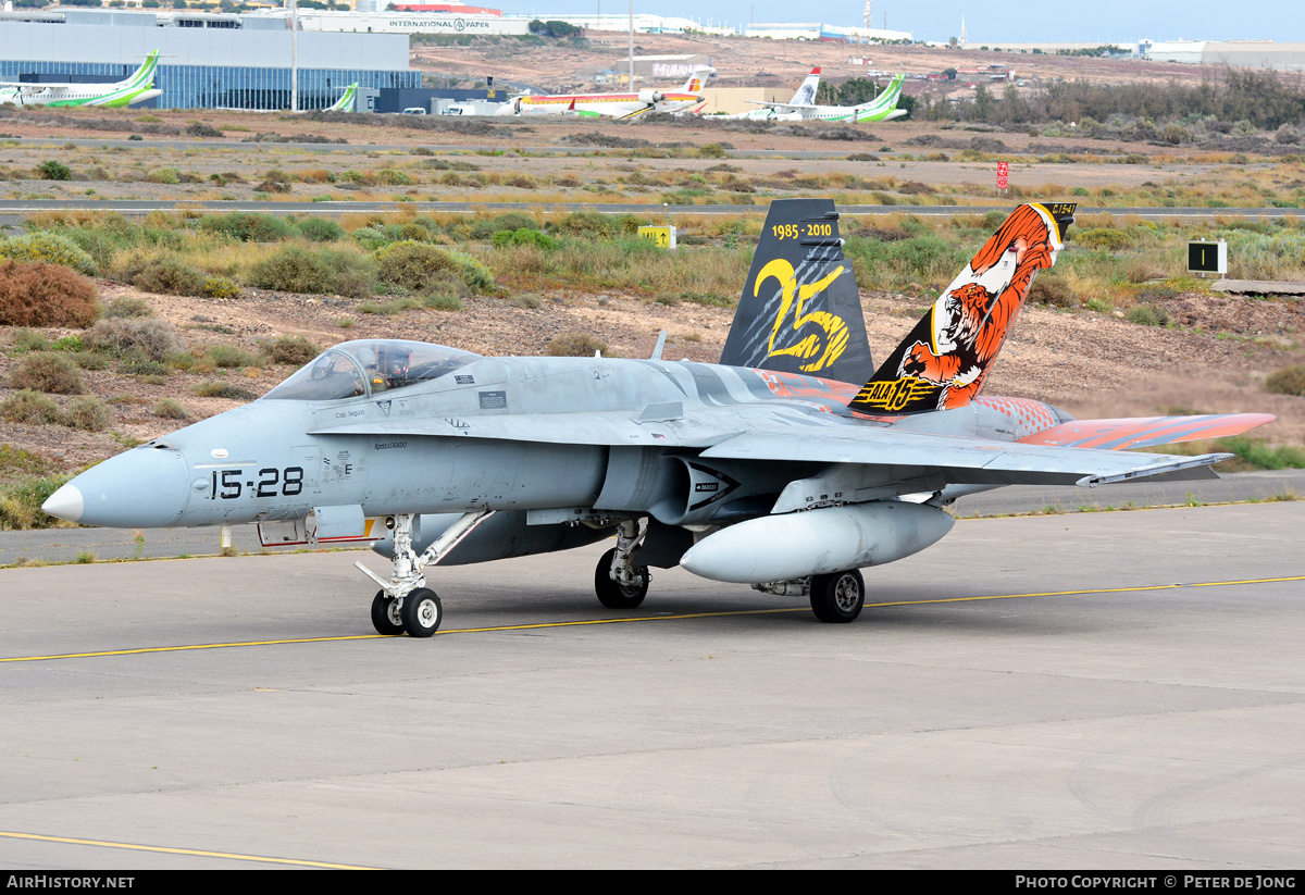 Aircraft Photo of C15-41 | McDonnell Douglas EF-18M Hornet | Spain - Air Force | AirHistory.net #324475
