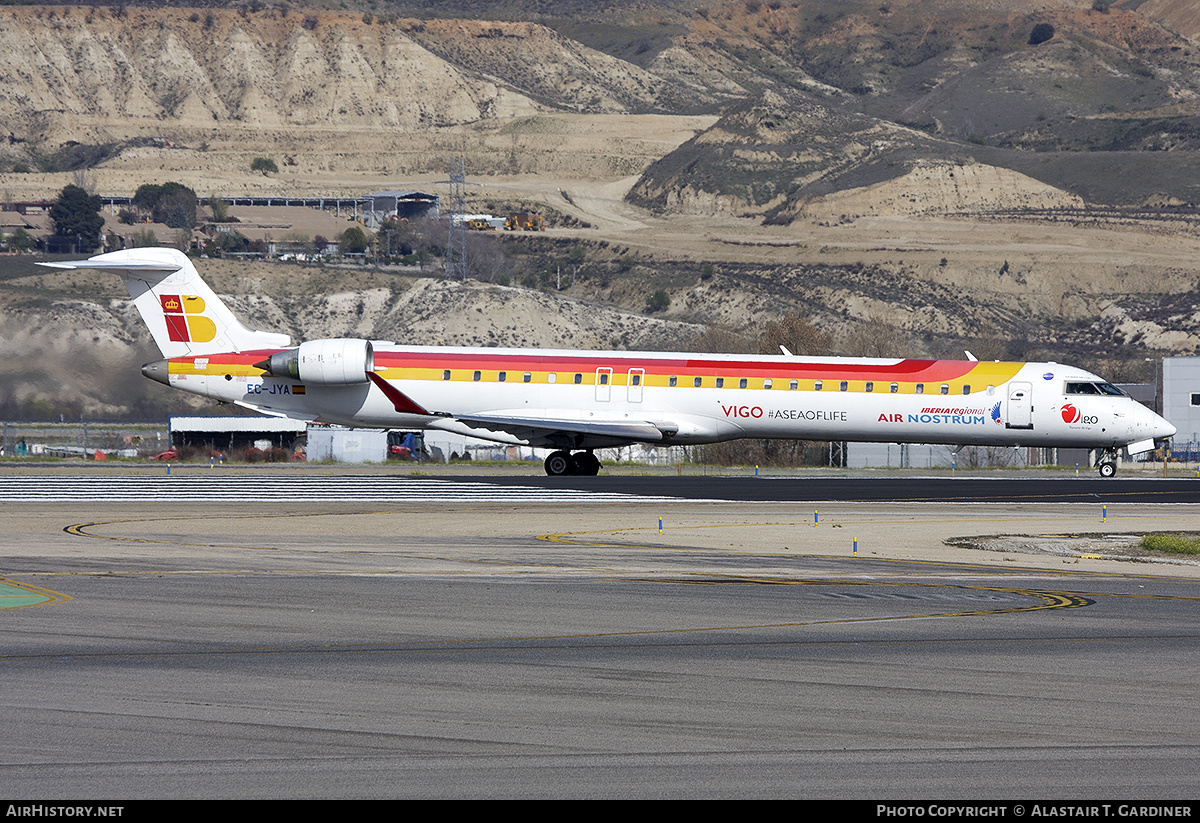 Aircraft Photo of EC-JYA | Bombardier CRJ-900ER (CL-600-2D24) | Iberia Regional | AirHistory.net #324509