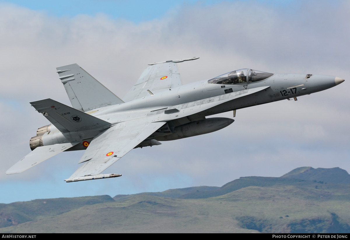Aircraft Photo of C15-59 | McDonnell Douglas EF-18M Hornet | Spain - Air Force | AirHistory.net #324513