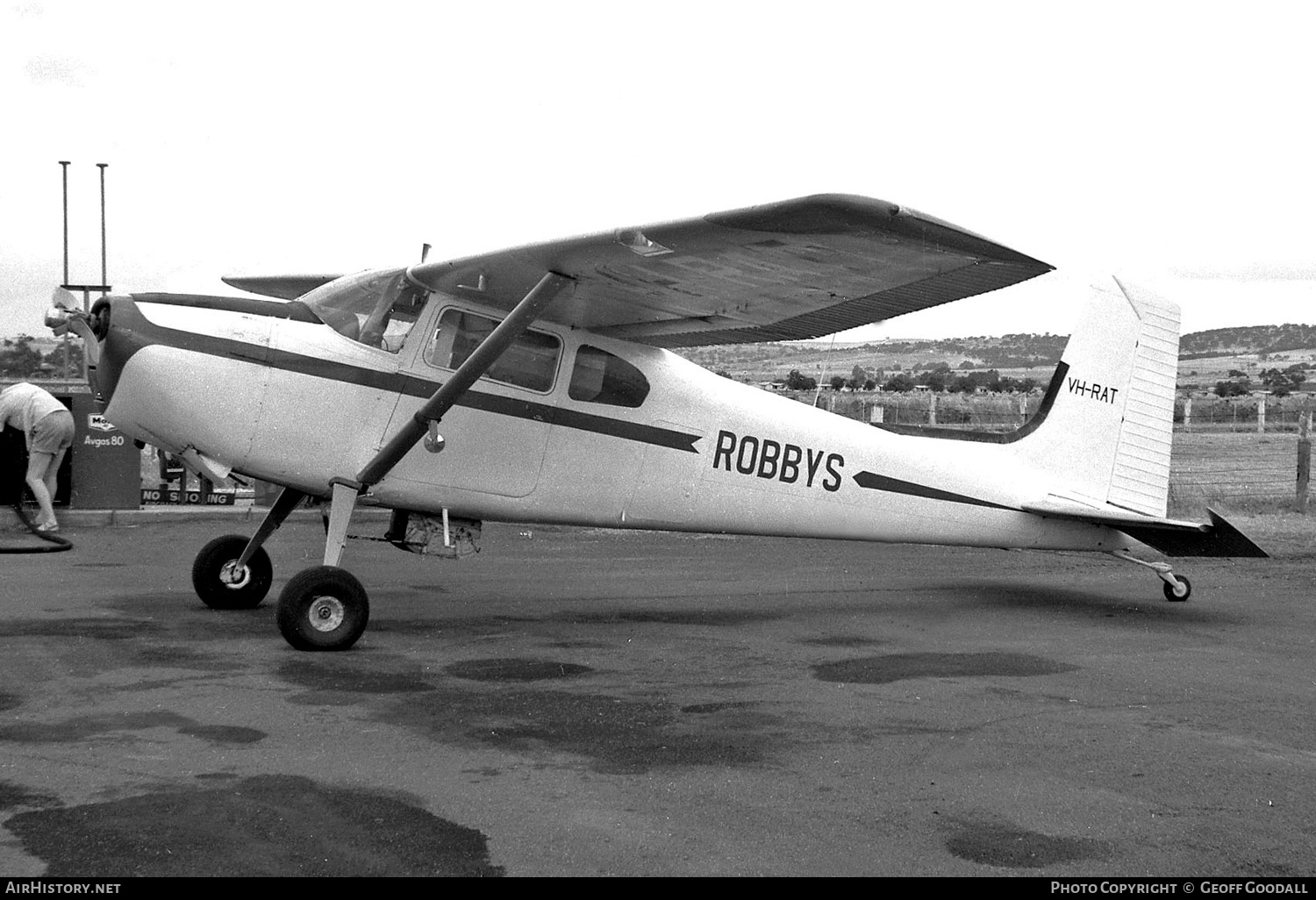 Aircraft Photo of VH-RAT | Cessna 180C | Robby's Aerial Services | AirHistory.net #324523