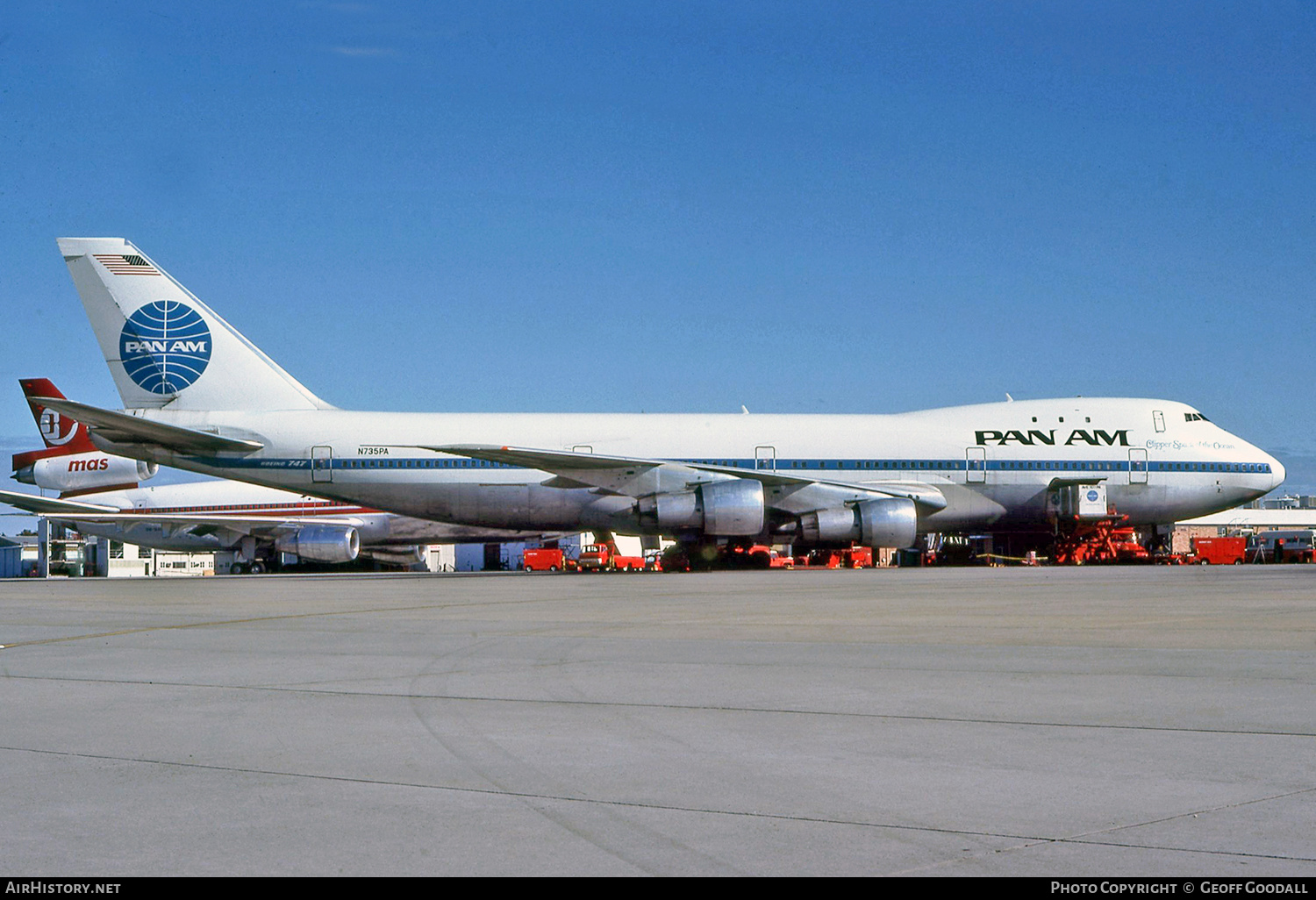 Aircraft Photo of N735PA | Boeing 747-121 | Pan American World Airways - Pan Am | AirHistory.net #324530