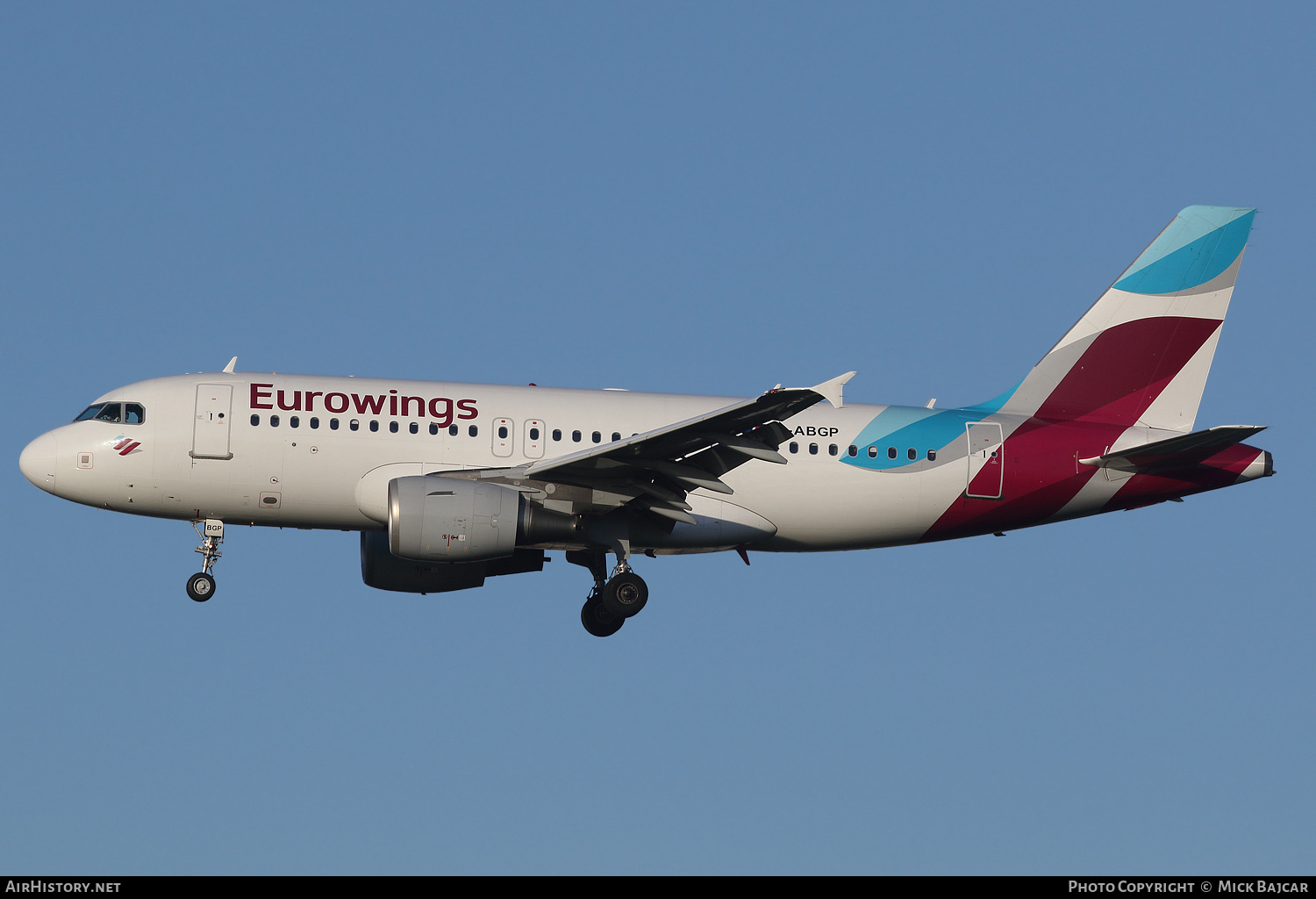 Aircraft Photo of D-ABGP | Airbus A319-112 | Eurowings | AirHistory.net #324553