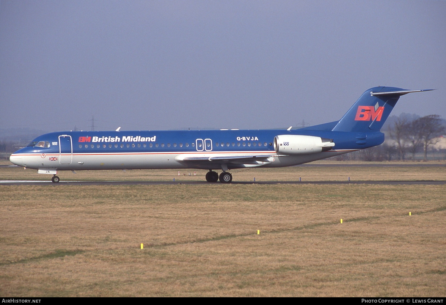 Aircraft Photo of G-BVJA | Fokker 100 (F28-0100) | British Midland Airways - BMA | AirHistory.net #324562