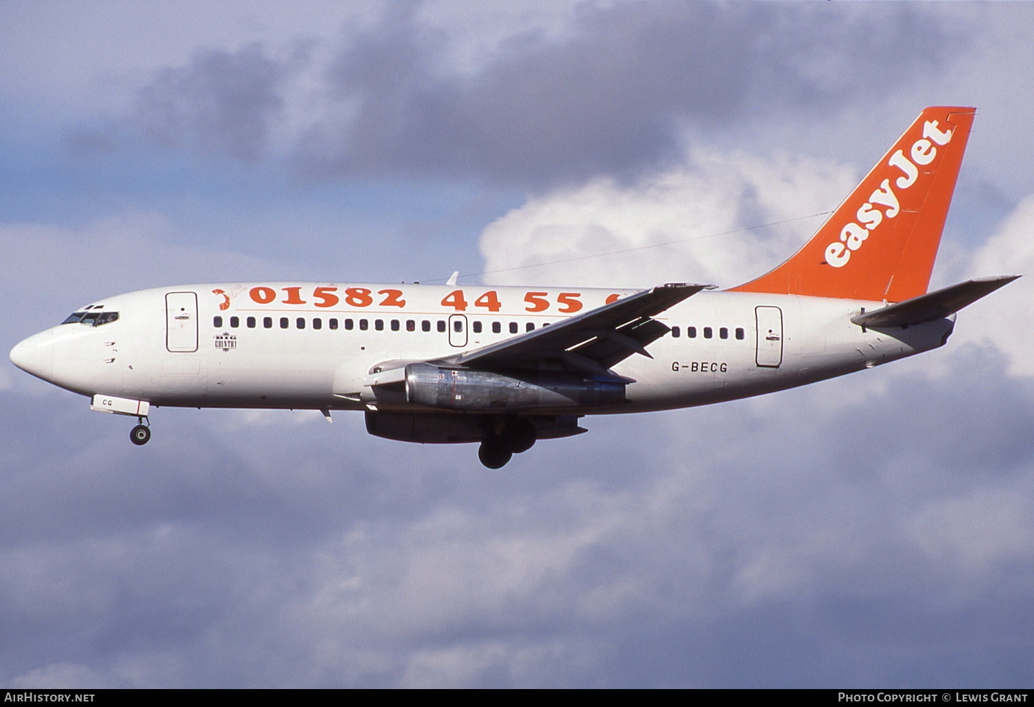 Aircraft Photo of G-BECG | Boeing 737-204/Adv | EasyJet | AirHistory.net #324565