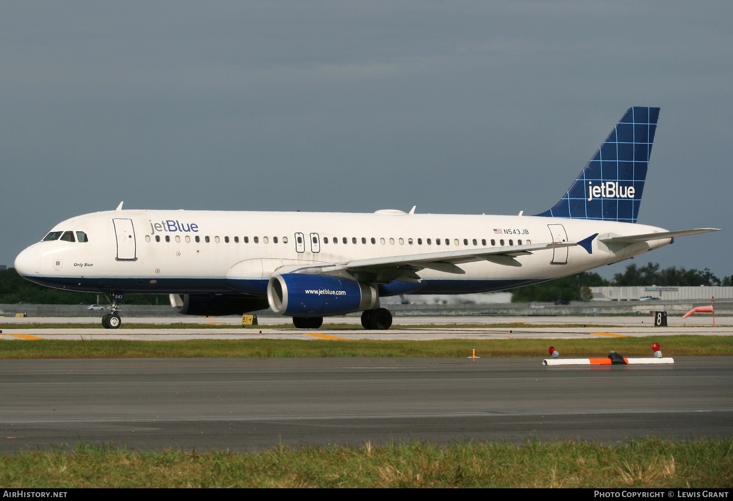 Aircraft Photo of N543JB | Airbus A320-232 | JetBlue Airways | AirHistory.net #324566