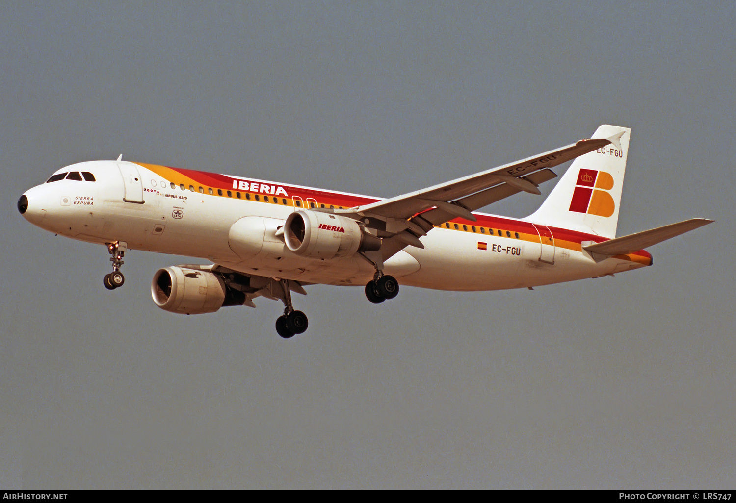 Aircraft Photo of EC-FGU | Airbus A320-211 | Iberia | AirHistory.net #324580