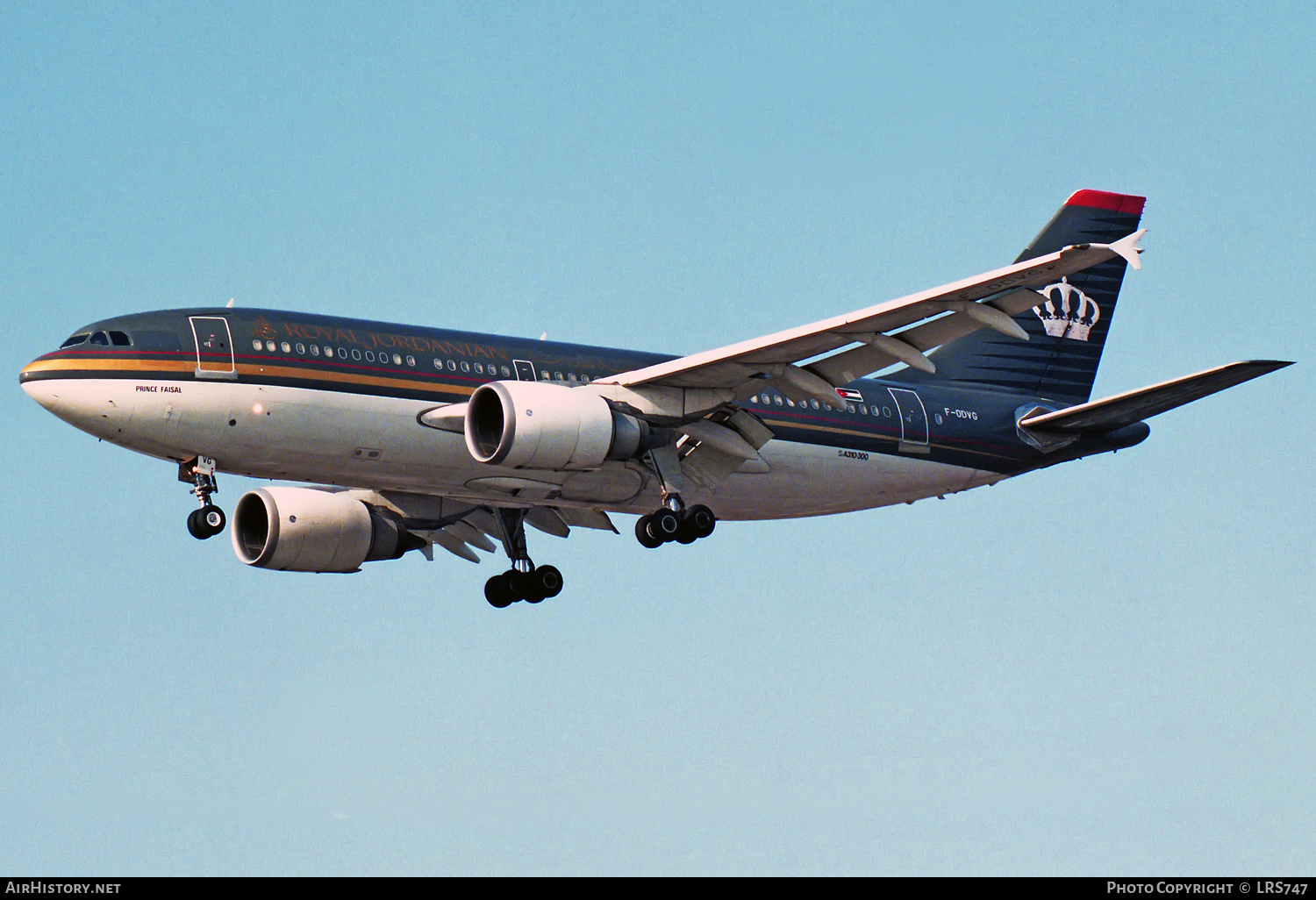 Aircraft Photo of F-ODVG | Airbus A310-304 | Royal Jordanian Airlines | AirHistory.net #324585