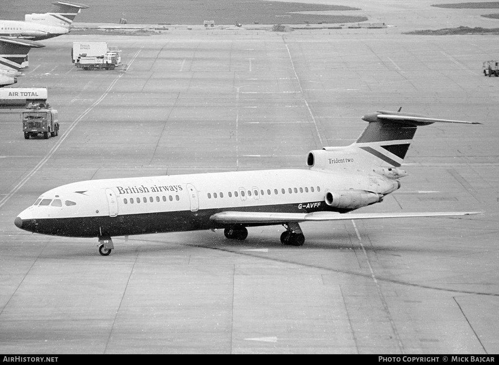 Aircraft Photo of G-AVFF | Hawker Siddeley HS-121 Trident 2E | British Airways | AirHistory.net #324599