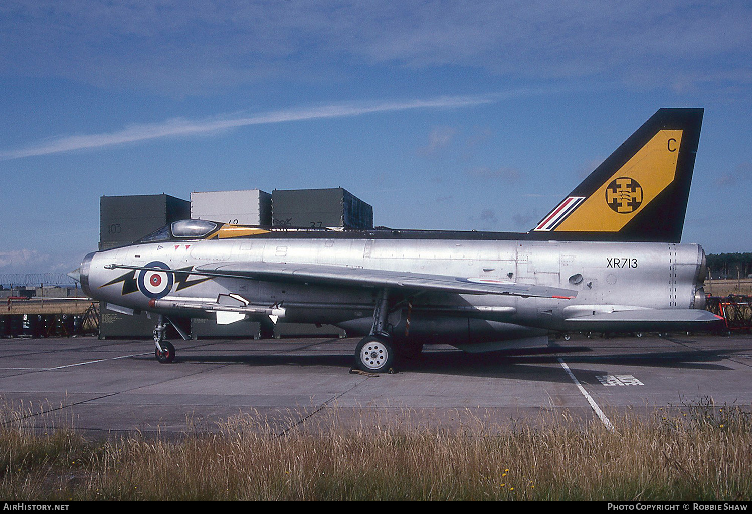 Aircraft Photo of XR713 | English Electric Lightning F3 | UK - Air Force | AirHistory.net #324626