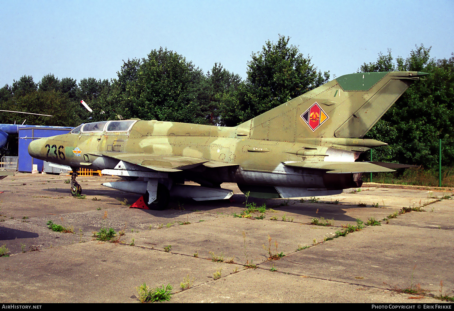 Aircraft Photo of 236 | Mikoyan-Gurevich MiG-21US | East Germany - Air Force | AirHistory.net #324637