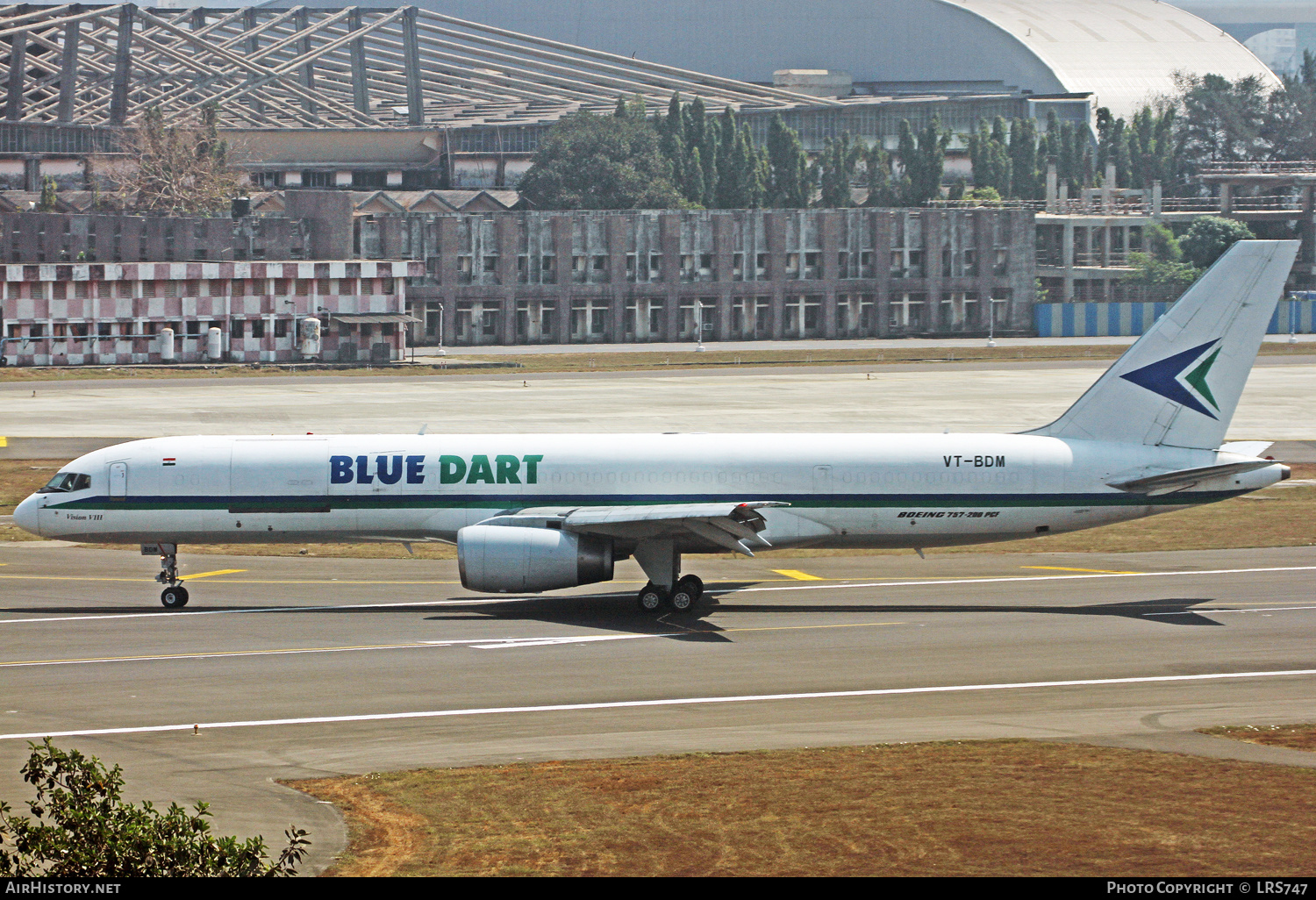 Aircraft Photo of VT-BDM | Boeing 757-23N(PCF) | Blue Dart Aviation | AirHistory.net #324643