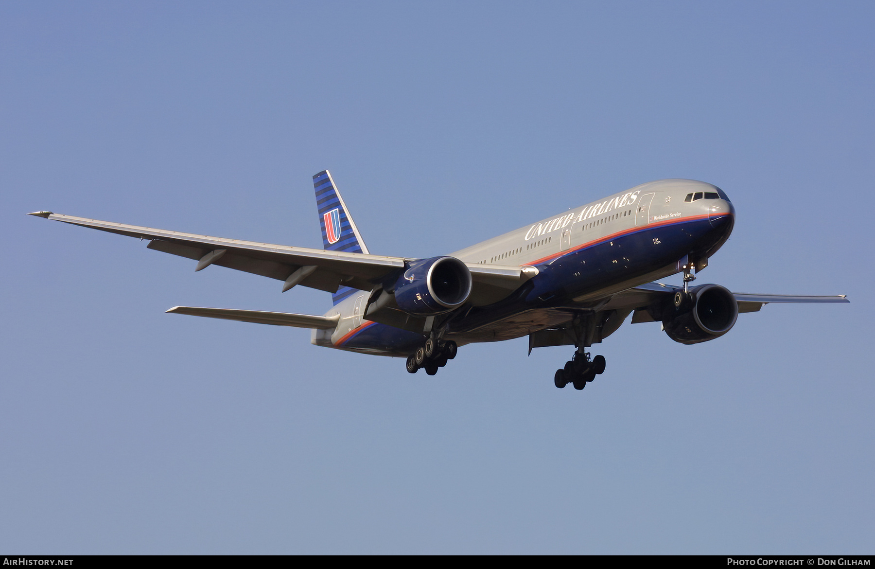 Aircraft Photo of N784UA | Boeing 777-222/ER | United Airlines | AirHistory.net #324699