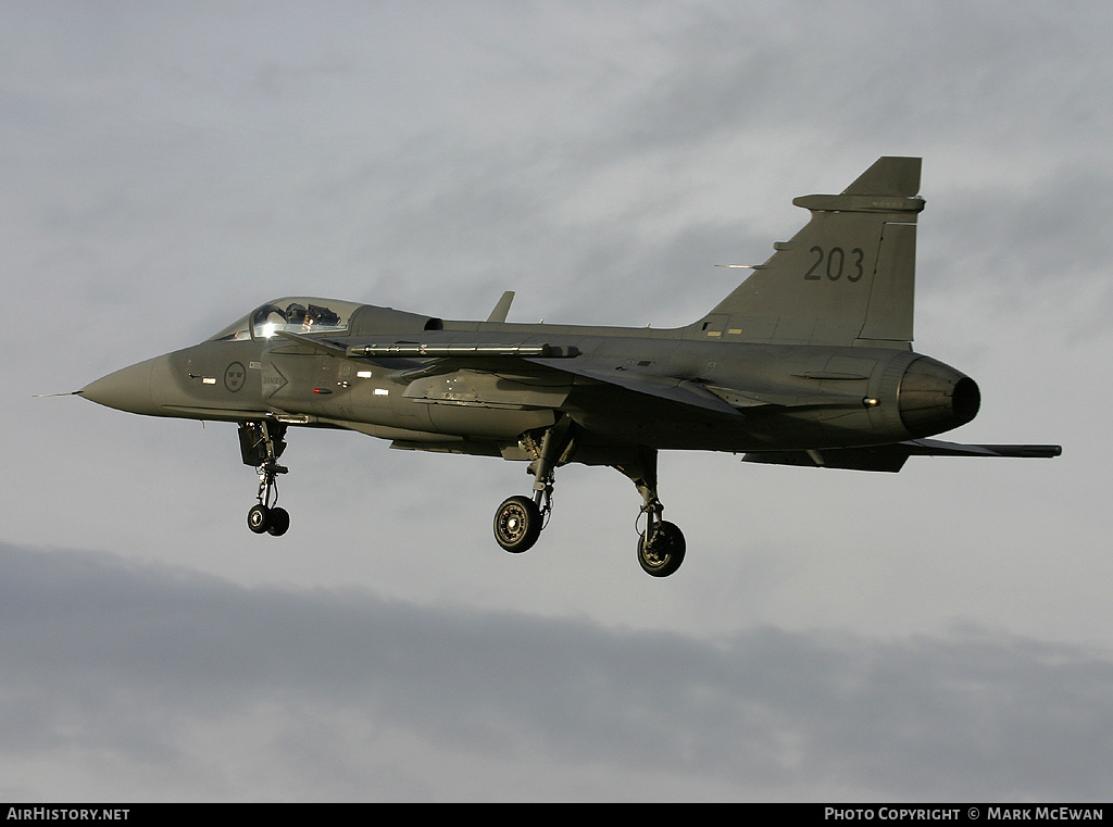Aircraft Photo of 39203 | Saab JAS 39A Gripen | Sweden - Air Force | AirHistory.net #324700