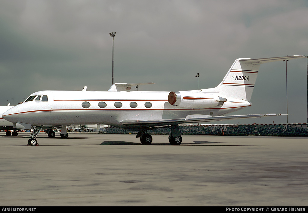Aircraft Photo of N200A | Grumman G-1159 Gulfstream II | AirHistory.net #324717