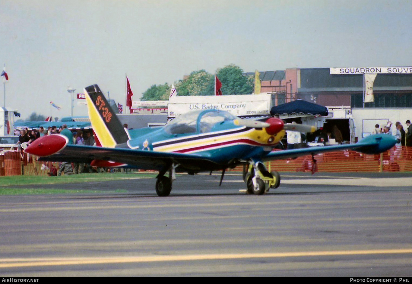 Aircraft Photo of ST-35 | SIAI-Marchetti SF-260M | Belgium - Air Force | AirHistory.net #324726