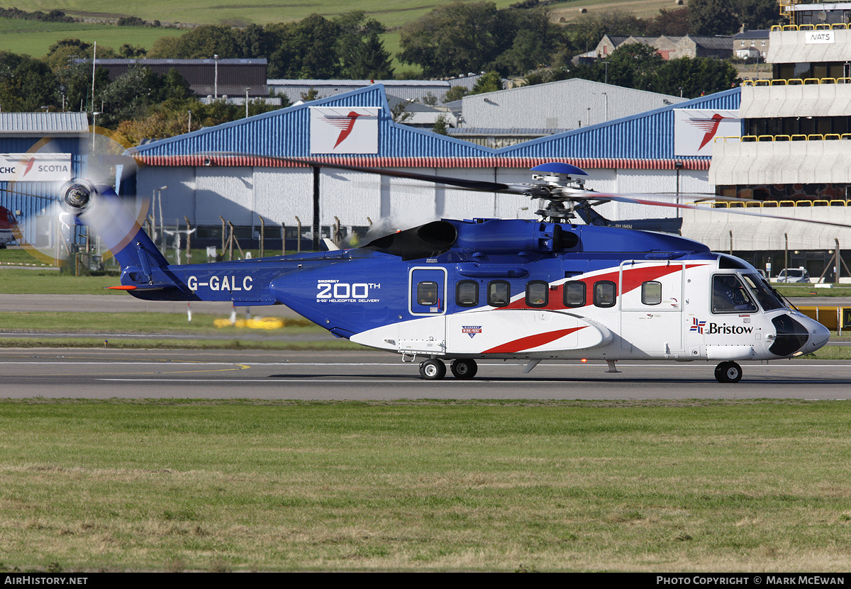 Aircraft Photo of G-GALC | Sikorsky S-92A | Bristow Helicopters | AirHistory.net #324734