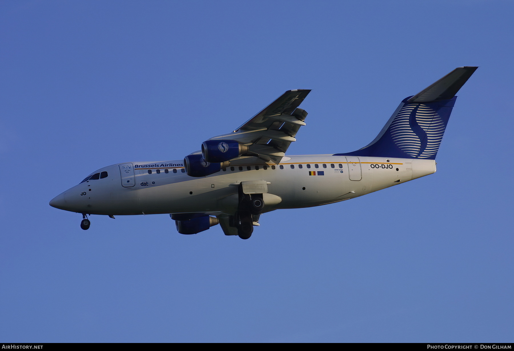 Aircraft Photo of OO-DJO | British Aerospace Avro 146-RJ85 | Brussels Airlines | AirHistory.net #324747